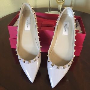 Valentino Rockstud Ballerina Flat